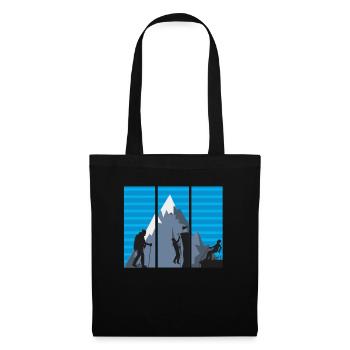 alpiniste - Sac en tissu - noir - Devant
