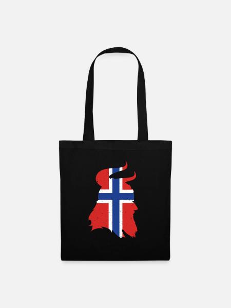 Norway Vikings - Tote Bag - black
