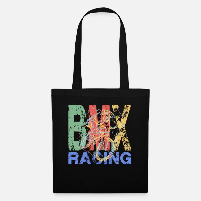 BMX Racing - Stoffbeutel - Schwarz