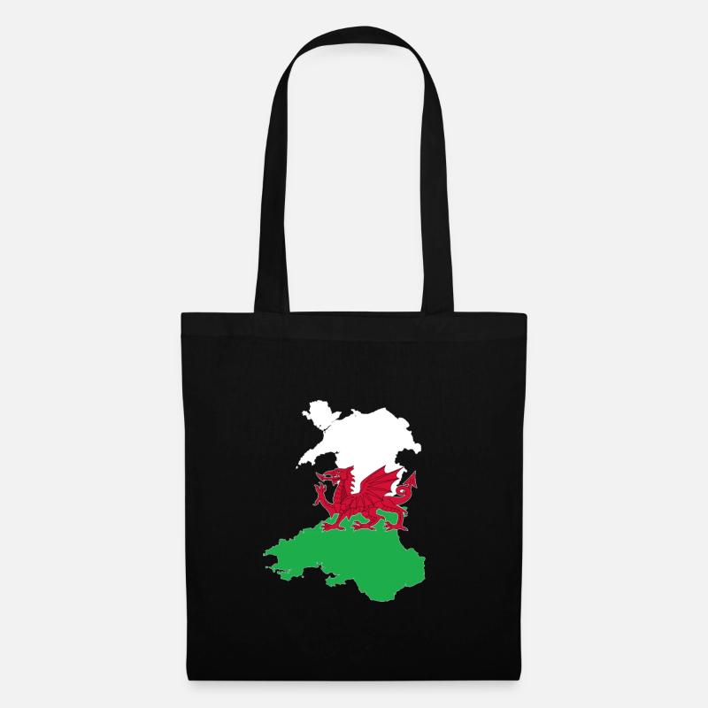 Wales - Stoffbeutel - Schwarz