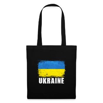 Ukraine - Sac en tissu - noir - Devant
