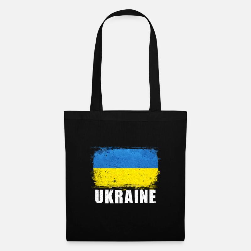 Ukraine - Sac en tissu - noir