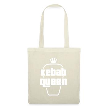 Kebab Queen - Stoffbeutel - Natur - Vorne
