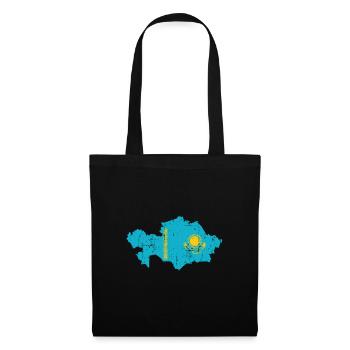 Kazakhstan Pays Asie - Sac en tissu - noir - Devant