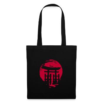 Japan - Stoffbeutel - Schwarz - Vorne