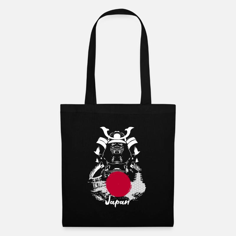 Samouraï du Japon - Sac en tissu - noir