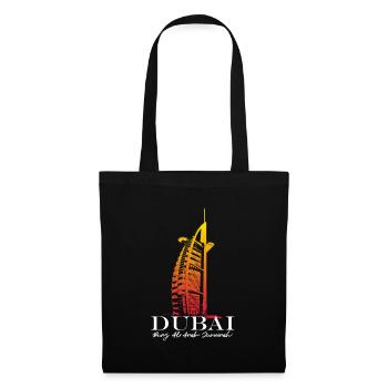 Cadeau de vacances d'hôtel à Dubaï - Sac en tissu - noir - Devant