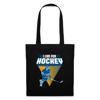 Eishockey - Stoffbeutel - Schwarz - Vorne