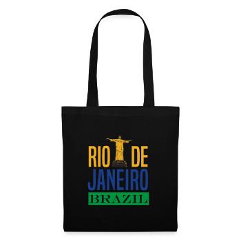 Brésil Rio de Janeiro - Sac en tissu - noir - Devant