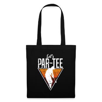 Golf golf golf golf - Sac en tissu - noir - Devant