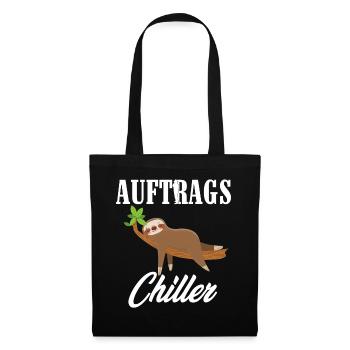Funny sloth, job shiller, hang out - Tote Bag - black - Front