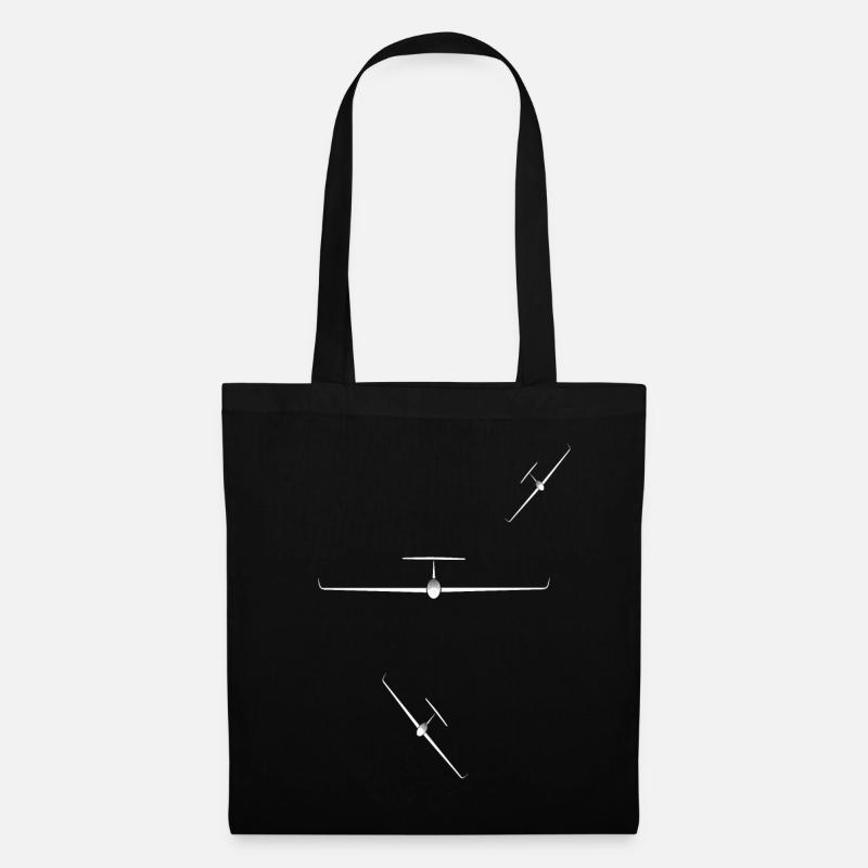 Cadeaux planeur pour pilote - - Sac en tissu - noir