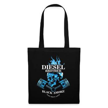 Diesel Brother Black Smoke, Fast Dirty Loud - Sac en tissu - noir - Devant