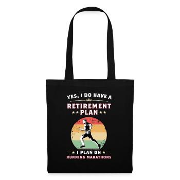 Marathon Gift for the Marathon Runner. Yes, I Do - Tote Bag - black - Front