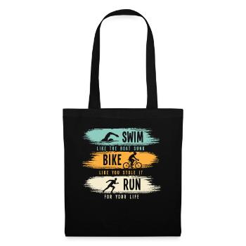 Triathlon Hawaii Sport Motivation - Tote Bag - black - Front
