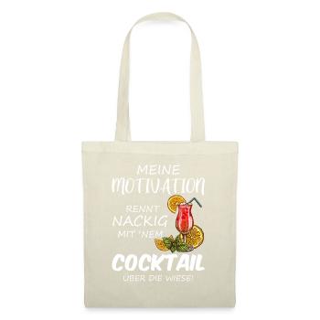Lustiges Cocktail Spruch Ironisch Sarkastisch - Stoffbeutel - Natur - Vorne