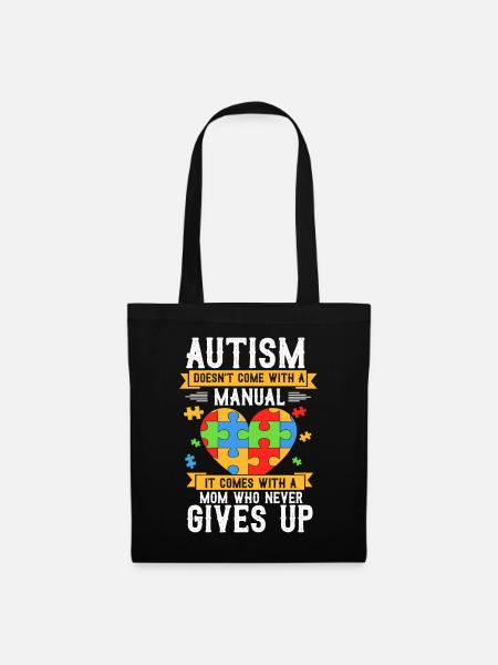 Autism Awareness Month, Autism Colorful Hope - Tote Bag - black