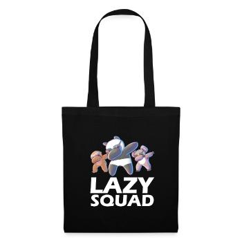 Lazy Squad - Dabbing Panda Sloth Koala Bear - Tote Bag - black - Front