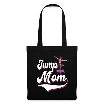 Saut mère maman trampoline sport - Sac en tissu - noir - Devant