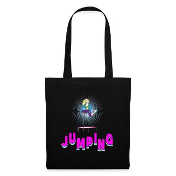 Saut trampoline jumpstyle hopping sport - Sac en tissu - noir - Devant