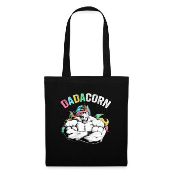 Dadacorn - Magical Unicorn Dad - Tote Bag - black - Front