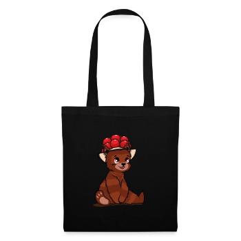 Bollenhut Forêt-Noire Ours ours ours brun - Sac en tissu - noir - Devant
