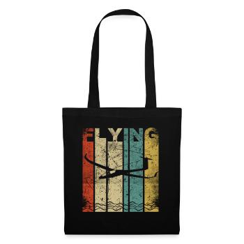 Vol à voile | Cadeau de planeur de planeur - Sac en tissu - noir - Devant