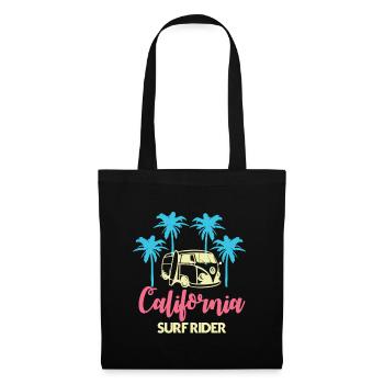 California USA America West Coast Beach Surf Rider - Tote Bag - black - Front