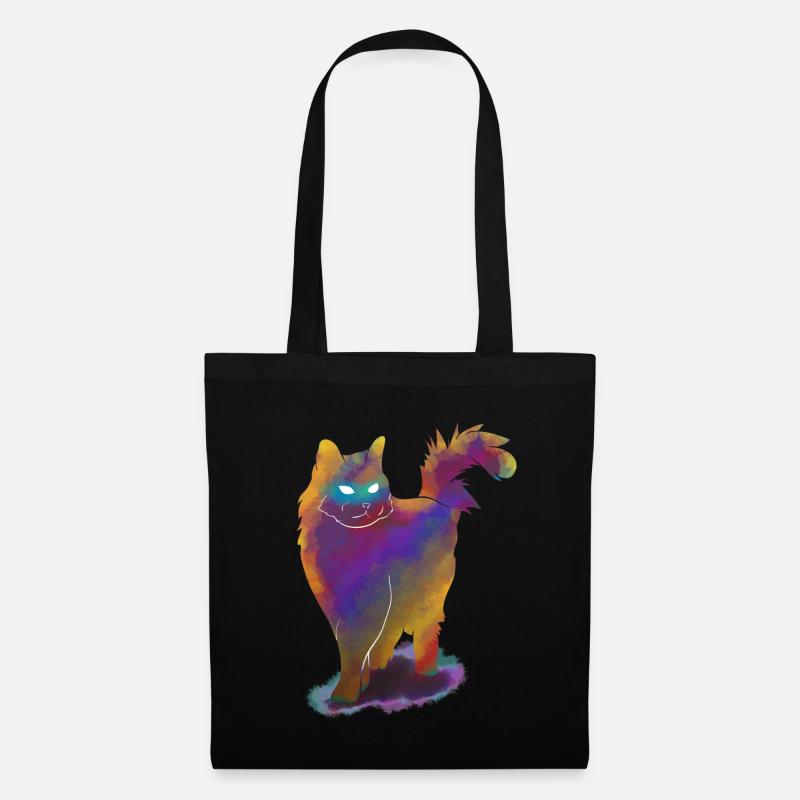 Space Cat Universe Purrfect - Stoffbeutel - Schwarz