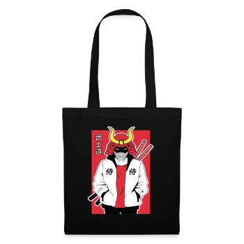 Samurai Warrior Anime - Tote Bag - black - Front