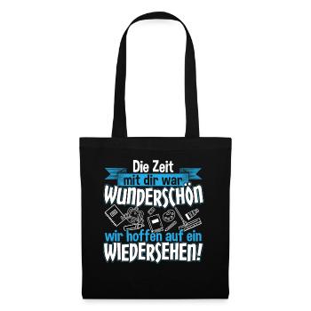 Erzieher und Erzieherin Geschenk Kindergärtner - Stoffbeutel - Schwarz - Vorne
