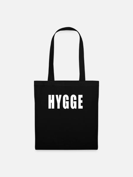 Hygge Dänemark Dane Skandinavien Dänische Weisheit - Stoffbeutel - Schwarz