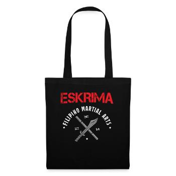 Eskrima Filipino Martial Arts Arts Cadeaux arts martiaux - Sac en tissu - noir - Devant