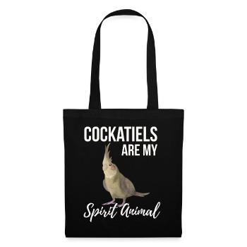 Cockatiels Are My Spirit Animal - Tote Bag - black - Front