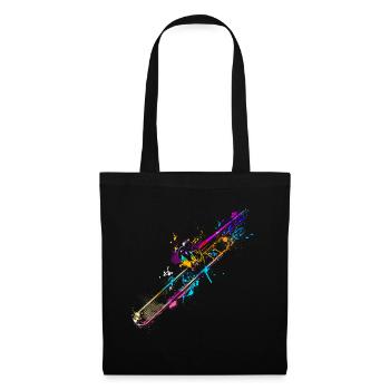Trombonist | Trombone splash of color gift for - Tote Bag - black - Front