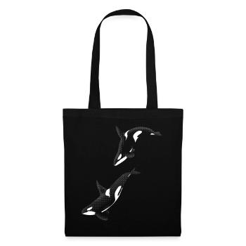 Killer Whales - Tote Bag - black - Front