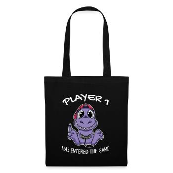 First Baby Player 1 has the game Entering Baby - Tote Bag - black - Front