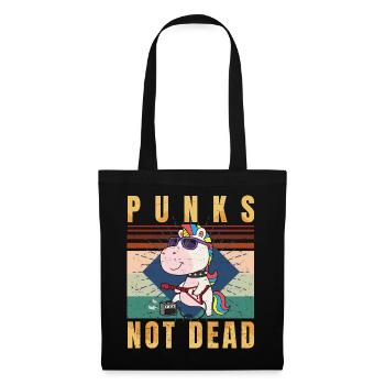 Punk's Not Dead - Punk Rock - Vintage - Sac en tissu - noir - Devant