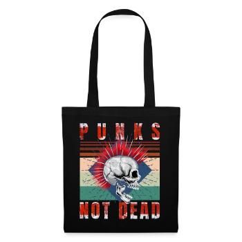 Punk's Not Dead - Punk Rock - Vintage - Sac en tissu - noir - Devant