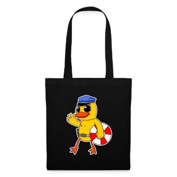 lifeguard police chick - Tote Bag - black - Front