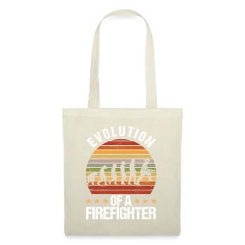 Feuerwehrmann und Feuerwehr Evolution - Stoffbeutel - Natur - Vorne