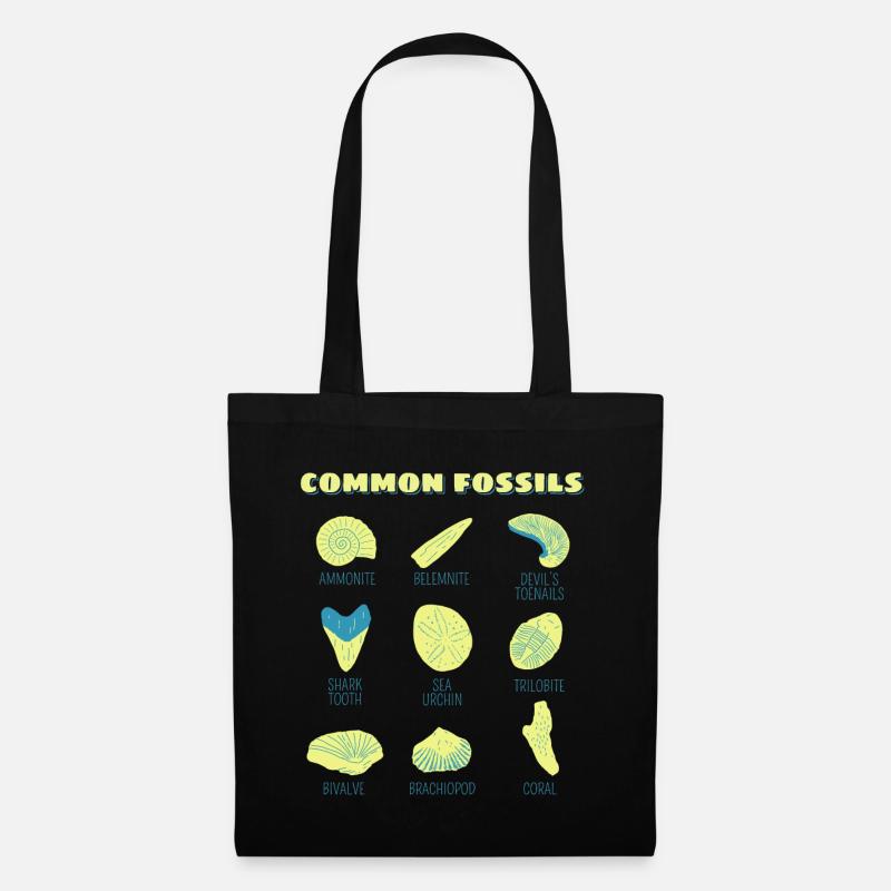 Fossils Collection Gift Fossil Hunters - Tote Bag - black