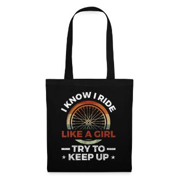 MTB and Mountain Bike Gifts - Tote Bag - black - Front