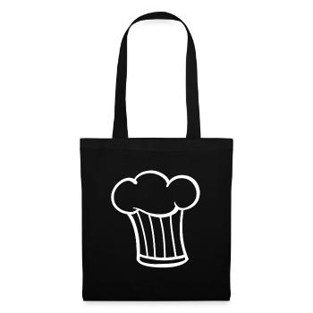 Cooking hat hobby chef chef - Tote Bag - black - Front