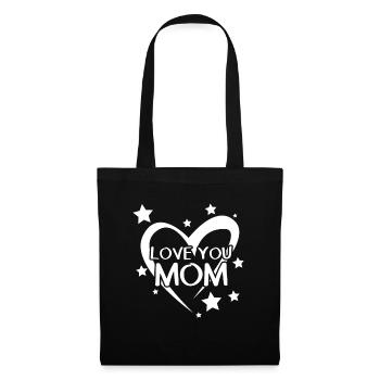 Mother's Day I love you mom - Tote Bag - black - Front