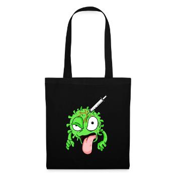 Virus vaccinated - Tote Bag - black - Front