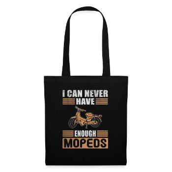 Can Never Have Enough Mobylette Passion - Sac en tissu - noir - Devant
