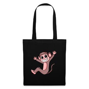Monkey - Tote Bag - black - Front