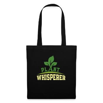 Plant Whisperer Gardening Lover Florist Design - Tote Bag - black - Front