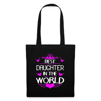 Best Daughter in the World - Tote Bag - black - Front